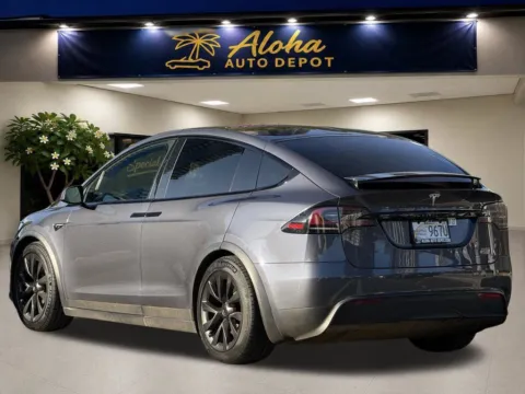 Another view of 2022 Tesla Model X Plaid for sale in Honolulu, HI at Aloha Auto Depot LLC.