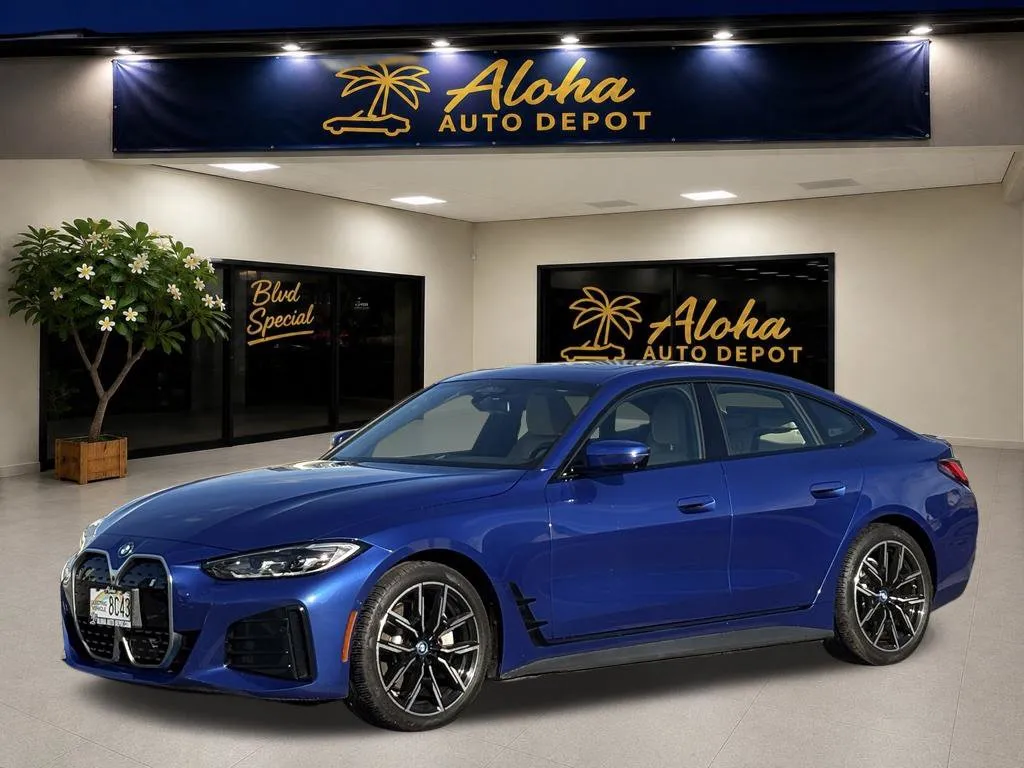 Blue 2024 BMW i4 eDrive40 for sale in Honolulu, HI