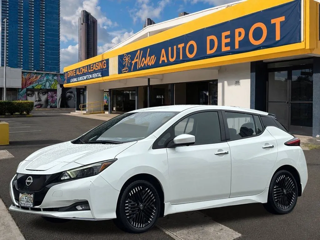 White 2023 Nissan Leaf SV Plus for sale in Honolulu, HI