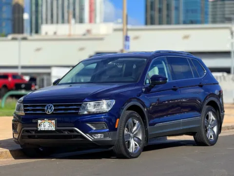 Blue 2021 Volkswagen Tiguan 2.0T SEL for sale in Honolulu, HI