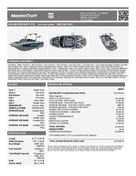 Another view of 2025 MASTERCRAFT XT22 DEMO for sale in Fargo, ND at McLaughlin's RV and Marine - Fargo