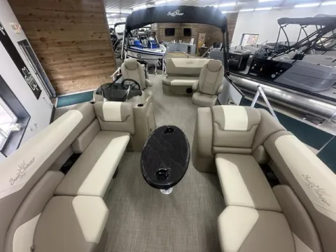 More photos of 2025 SUNCHASER GENEVA 22 SB DH 150HP BUNK TRAILER at McLaughlin's RV and Marine, ND