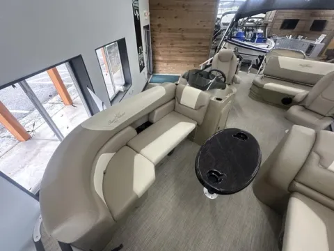 Another view of 2025 SUNCHASER GENEVA 22 SB DH 150HP BUNK TRAILER for sale in Fargo, ND at McLaughlin's RV and Marine