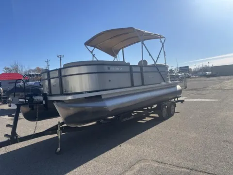 Another view of 2016 CREST 220 SLC 60HP BUNK TRAILER for sale in Fargo, ND at McLaughlin's RV and Marine