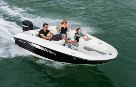 Black 2025 BAYLINER ELEMENT E16 75HP TRAILER for sale in Fargo, ND