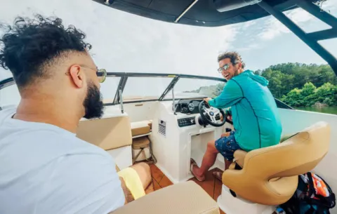 Photos of 2025 BAYLINER DECKBOAT D20 for sale in Fargo, ND at McLaughlin's RV and Marine