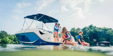 Photos of 2025 BAYLINER DECKBOAT D22I for sale in Fargo, ND at McLaughlin's RV and Marine