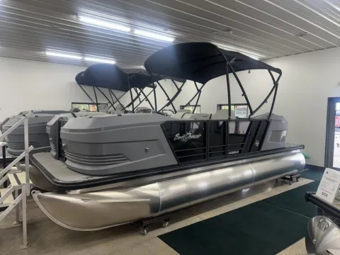 Another view of 2025 SUNCHASER LUCERNE 20 LR DH 90HP BUNK TRAILER for sale in Fargo, ND at McLaughlin's RV and Marine