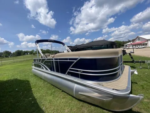 Blue 2026 SYLVAN MIRAGE 822 PARTY FISH 115HP BUNK TRAILER for sale in Fargo, ND