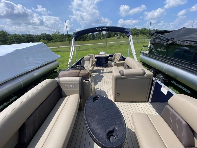 Blue 2026 SYLVAN MIRAGE 822 PARTY FISH 115HP BUNK TRAILER for sale in Fargo, ND