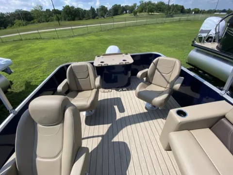 Photos of 2026 SYLVAN MIRAGE 822 PARTY FISH 115HP BUNK TRAILER for sale in Fargo, ND at McLaughlin's RV and Marine