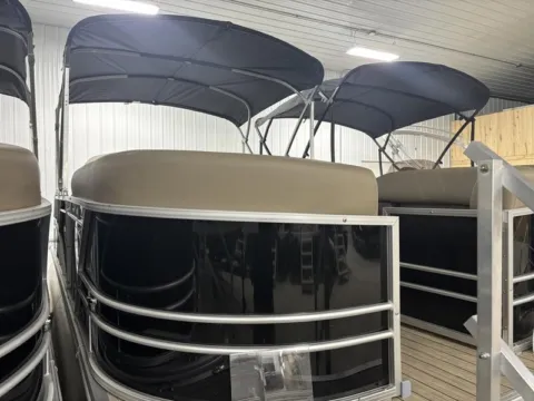 Another view of 2026 SYLVAN MIRAGE 820 PARTY FISH 90HP BUNK TRAILER for sale in Fargo, ND at McLaughlin's RV and Marine