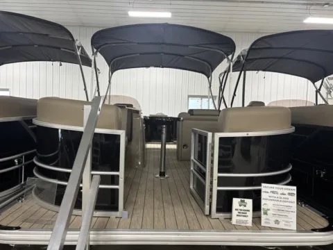 Black 2026 SYLVAN MIRAGE 820 PARTY FISH 90HP BUNK TRAILER for sale in Fargo, ND