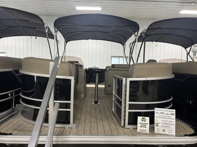 Black 2026 SYLVAN MIRAGE 820 PARTY FISH 90HP BUNK TRAILER for sale in Fargo, ND