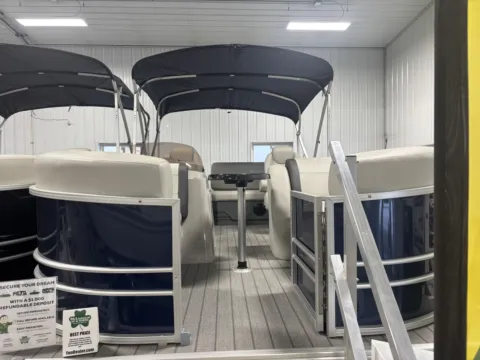 Another view of 2026 SYLVAN MIRAGE 820 CLZ DH 90HP BUNK TRAILER for sale in Fargo, ND at McLaughlin's RV and Marine - Fargo