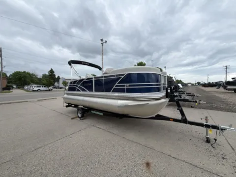 Blue 2026 SYLVAN MIRAGE 820 CLZ DH 90HP BUNK TRAILER for sale in Fargo, ND
