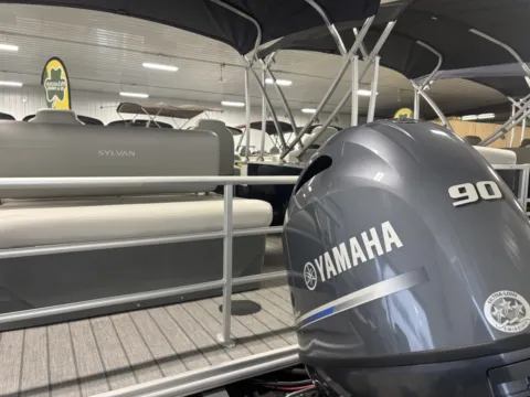 More photos of 2026 SYLVAN MIRAGE 820 CLZ DH 90HP BUNK TRAILER at McLaughlin's RV and Marine - Fargo, ND