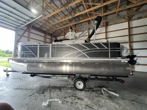 Unknown 2026 SYLVAN MIRAGE 820 PARTY FISH 90HP BUNK TRAILER for sale in Fargo, ND
