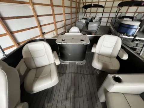 Photos of 2026 SYLVAN MIRAGE 820 PARTY FISH 90HP BUNK TRAILER for sale in Fargo, ND at McLaughlin's RV and Marine