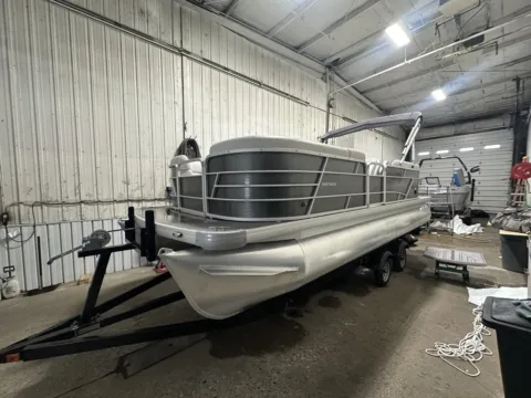 Another view of 2023 GODFREY SWEETWATER 2286 SBX 115HP VMAX BUNK TRAILER for sale in Fargo, ND at McLaughlin's RV and Marine - Fargo