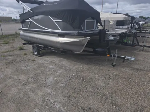 Another view of 2024 GODFREY MIGHTY G 1476C 25HP BUNK TRAILER for sale in Fargo, ND at McLaughlin's RV and Marine - Fargo