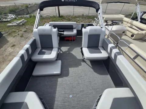 Photos of 2024 GODFREY MIGHTY G 1476C 25HP BUNK TRAILER for sale in Fargo, ND at McLaughlin's RV and Marine