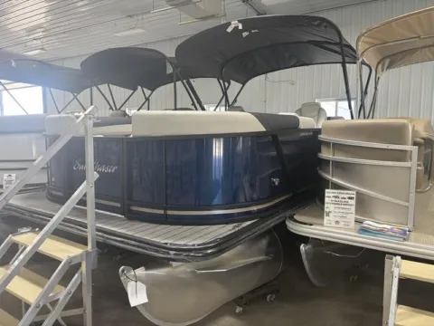 Another view of 2025 SUNCHASER GENEVA 22 LR DH 150HP LEGS BUNK TRAILER DEMO for sale in Fargo, ND at McLaughlin's RV and Marine