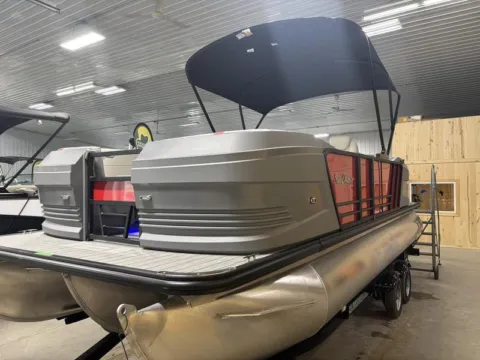 More photos of 2025 SUNCHASER LUCERNE SPORT 22 LR DH TRIPLE 150HP BUNK TRAILER DEMO at McLaughlin's RV and Marine, ND