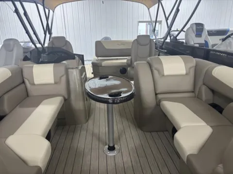 More photos of 2025 SUNCHASER GENEVA 22 SB DH 150HP LEGS BUNK TRAILER DEMO at McLaughlin's RV and Marine, ND