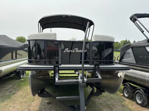 More photos of 2025 SUNCHASER GENEVA 24 LR DH 150HP BUNK TRAILER at McLaughlin's RV and Marine, ND