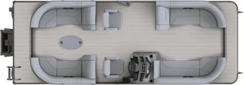 Photos of 2025 SUNCHASER GENEVA 24 LR DH 150HP BUNK TRAILER for sale in Fargo, ND at McLaughlin's RV and Marine