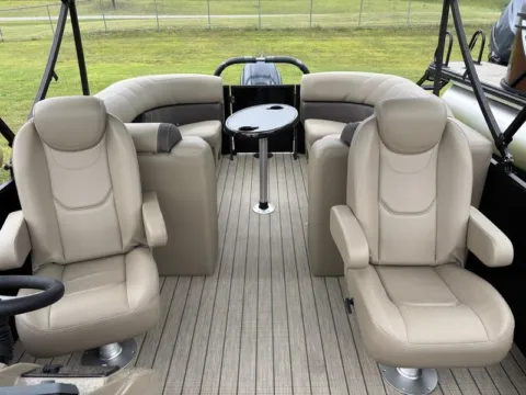 Photos of 2026 SYLVAN MIRAGE 822 LZ LIMITED 115HP BUNK TRAILER for sale in Fargo, ND at McLaughlin's RV and Marine