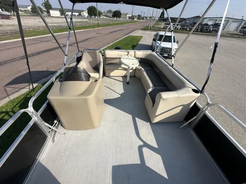 Black 2019 GRAND ISLAND 19 CRUISE 25HP BUNK TRAILER for sale in Fargo, ND