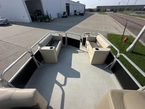 Another view of 2019 GRAND ISLAND 19 CRUISE 25HP BUNK TRAILER for sale in Fargo, ND at McLaughlin's RV and Marine