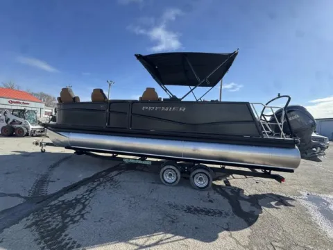Black 2025 PREMIER SUNSATION 230 RL 150HP BUNK TRAILER DEMO for sale in Fargo, ND