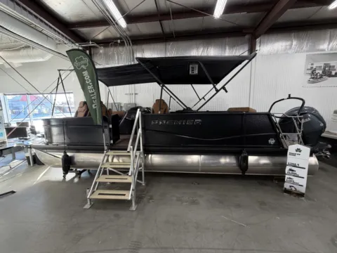 Black 2025 PREMIER SUNSATION 230 RL 150HP BUNK TRAILER DEMO for sale in Fargo, ND