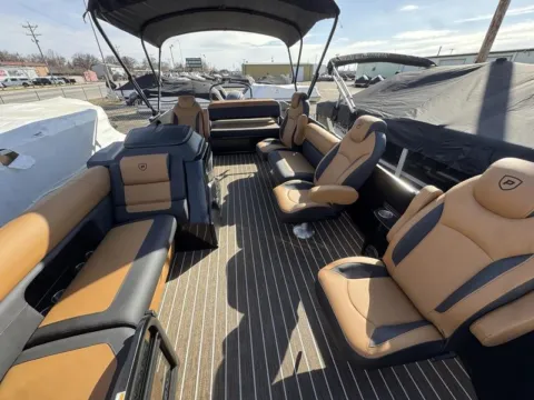 Photos of 2025 PREMIER SUNSATION 230 RL 150HP BUNK TRAILER DEMO for sale in Fargo, ND at McLaughlin's RV and Marine