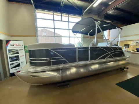 More photos of 2026 SYLVAN MIRAGE 820 CLZ DH 90HP BUNK TRAILER at McLaughlin's RV and Marine, ND