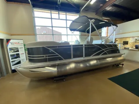 Another view of 2026 SYLVAN MIRAGE 820 CLZ DH 90HP BUNK TRAILER for sale in Fargo, ND at McLaughlin's RV and Marine