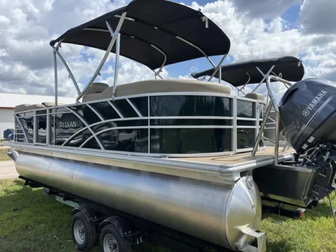 More photos of 2026 SYLVAN MIRAGE 822 LZ LIMITED 115HP BUNK TRAILER at McLaughlin's RV and Marine, ND