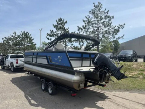 Another view of 2021 MISTY HARBOR VIAGGIO DIAMANTE SERIES D23Q 90HP TRAILER for sale in Fargo, ND at McLaughlin's RV and Marine