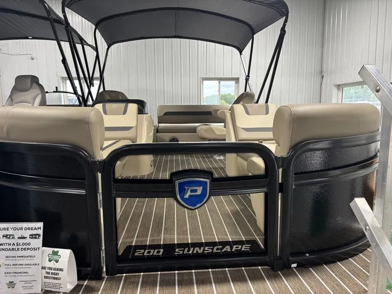 Black 2026 PREMIER SUNSCAPE 200 RL 90HP LEGS BUNK TRAILER DEMO for sale in Fargo, ND