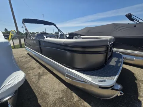 Gray 2025 PREMIER SUNSCAPE 220 RL 90HP BUNK TRAILER for sale in Fargo, ND