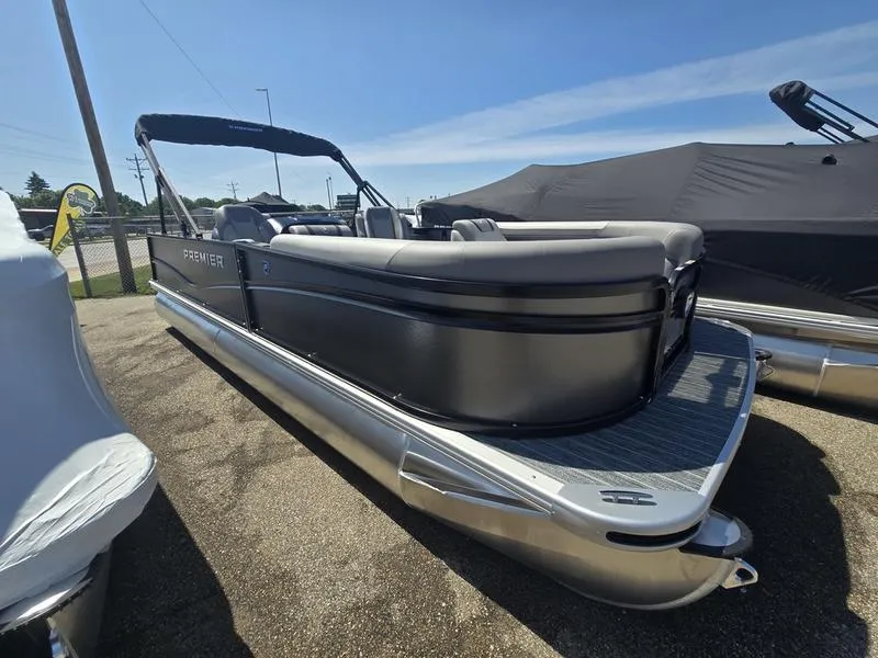 Gray 2025 PREMIER SUNSCAPE 220 RL 90HP BUNK TRAILER for sale in Fargo, ND