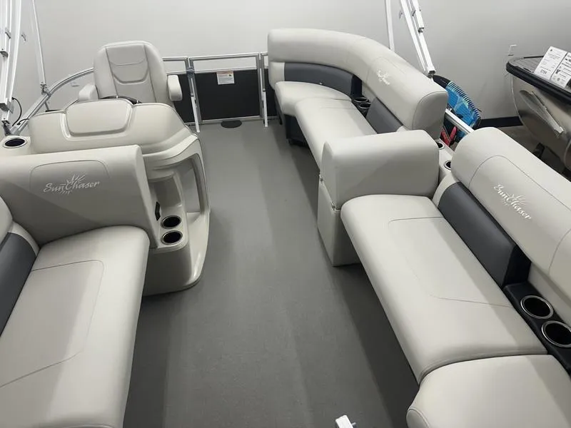 Gray 2026 SUNCHASER VISTA 16 LR 9.9HP BUNK TRAILER for sale in Fargo, ND