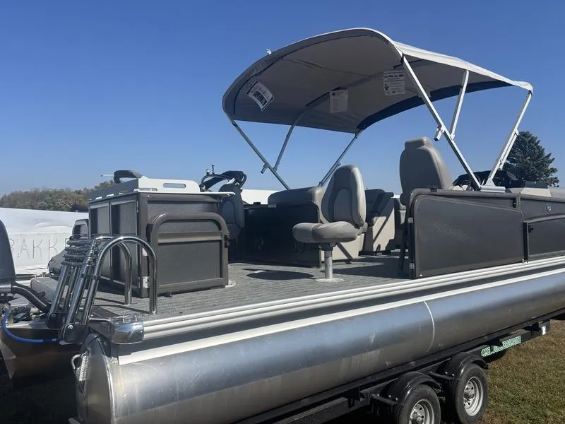 Gray 2025 PREMIER SUNSATION 230 ANGLER 115HP BUNK TRAILER for sale in Fargo, ND