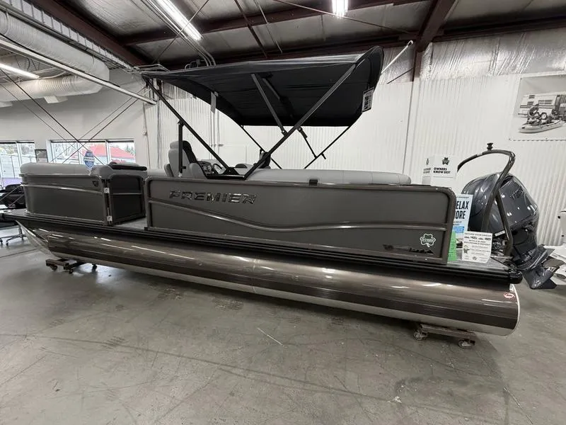 Gray 2025 PREMIER SUNSATION 230 RF 150HP BUNK TRAILER for sale in Fargo, ND