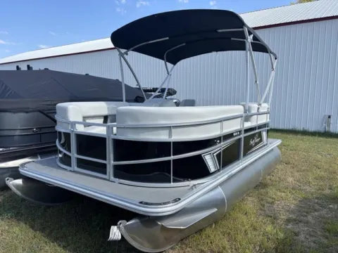 Black 2026 SUNCHASER VISTA 16 LR 9.9HP BUNK TRAILER for sale in Fargo, ND