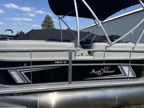 More photos of 2026 SUNCHASER VISTA 16 LR 9.9HP BUNK TRAILER at McLaughlin's RV and Marine, ND