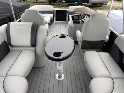 Photos of 2026 SYLVAN MIRAGE 820 LZ 90HP BUNK TRAILER for sale in Fargo, ND at McLaughlin's RV and Marine